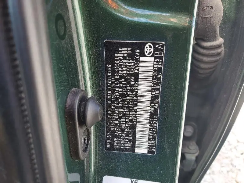 2014 TOYOTA COROLLA LE ECO  