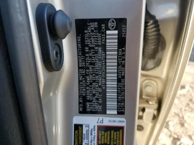 2017 TOYOTA CAMRY LE  