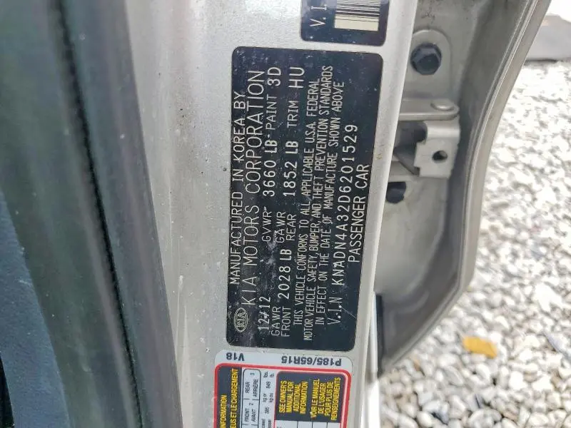 2013 KIA RIO EX  