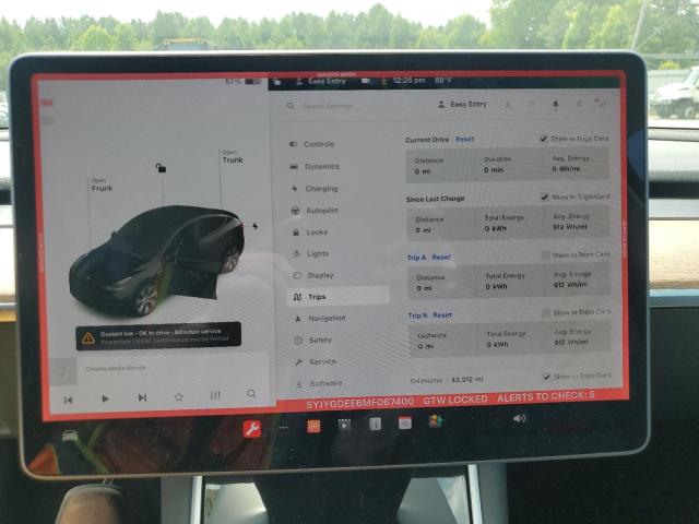 2021 TESLA MODEL Y 