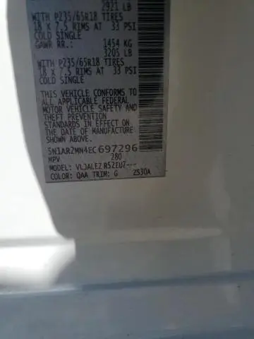 2014 NISSAN PATHFINDER S  