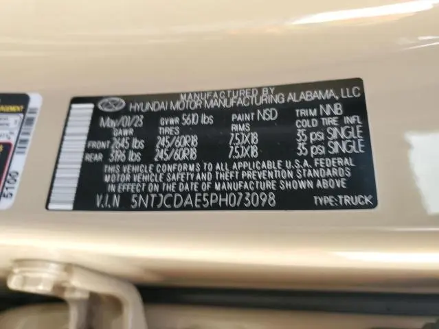 2023 HYUNDAI SANTA CRUZ SEL  