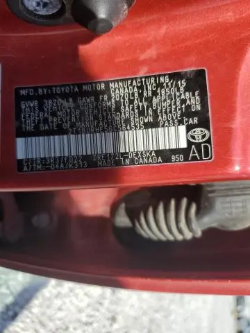 2016 TOYOTA COROLLA L