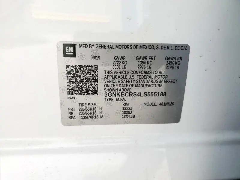 2020 CHEVROLET BLAZER 2LT  