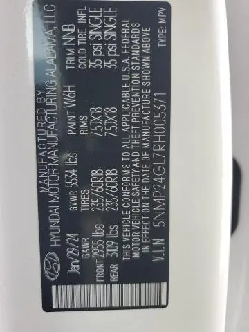 2024 HYUNDAI SANTA FE SEL  