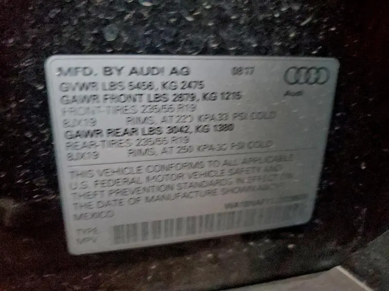 2018 AUDI Q5 PREMIUM PLUS  