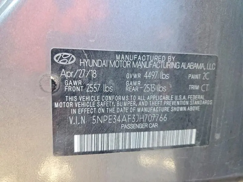 2018 HYUNDAI SONATA SPORT+  