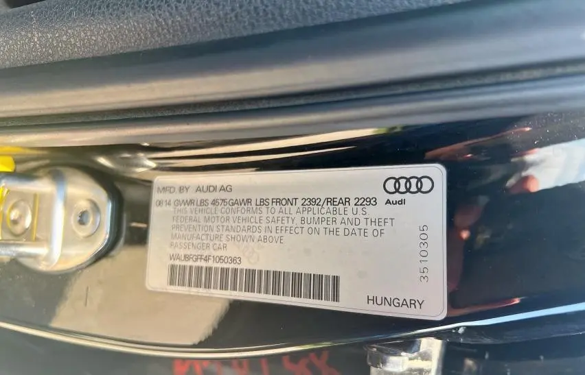 2015 AUDI A3 PREMIUM  