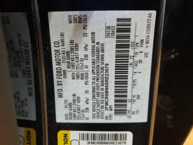 2025 FORD BRONCO SPORT BIG BEND  