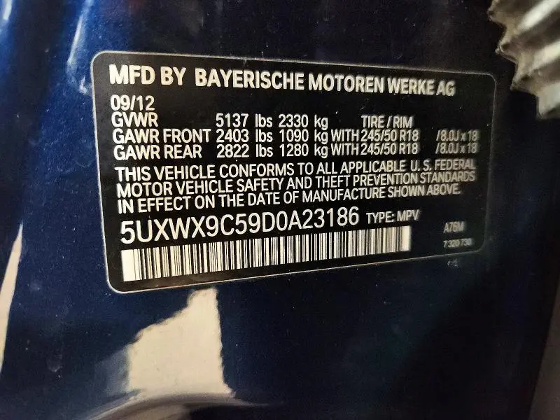 2013 BMW X3 XDRIVE28I  