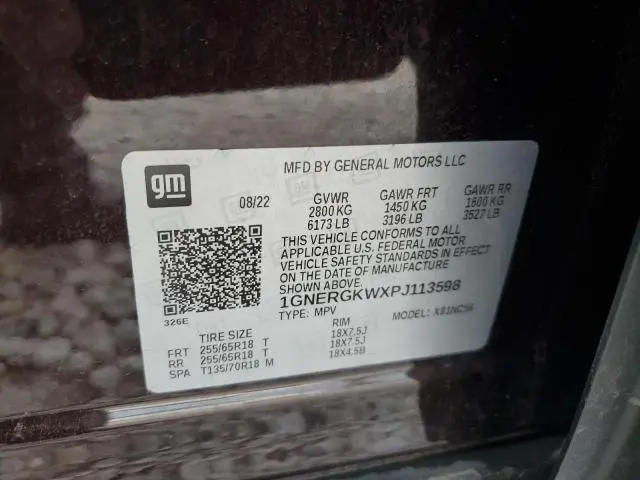 2023 CHEVROLET TRAVERSE LT  