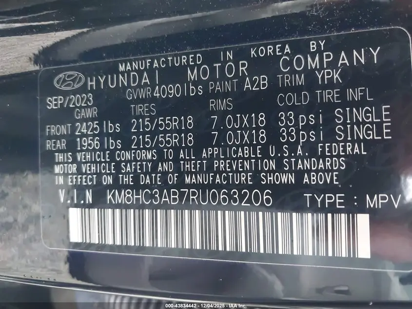 2024 HYUNDAI KONA SEL