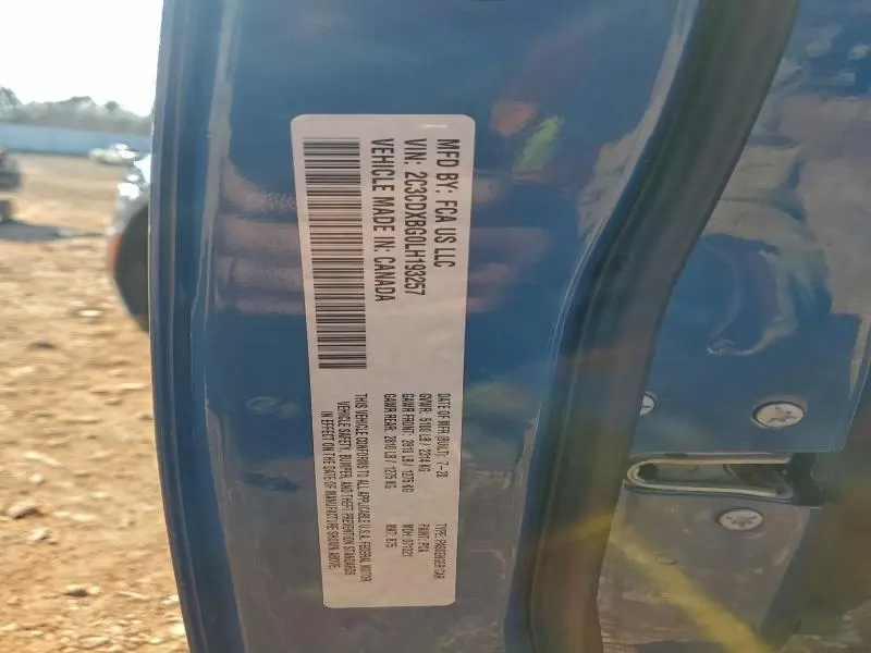 2020 DODGE CHARGER SXT  