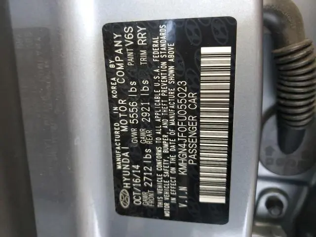2015 HYUNDAI GENESIS 5.0L  