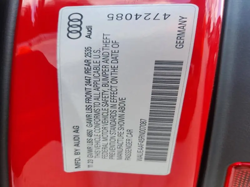 2024 AUDI A4 PREMIUM PLUS 45  