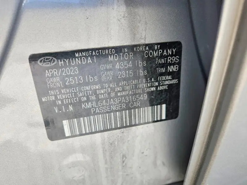 2023 HYUNDAI SONATA SEL  