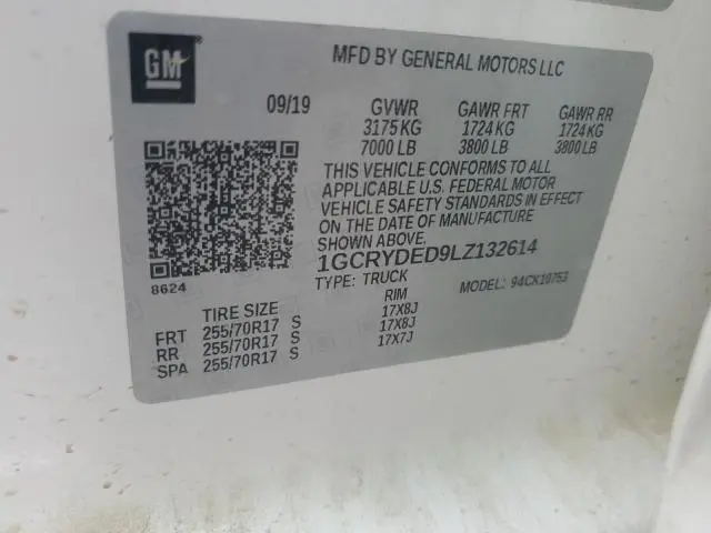 2020 CHEVROLET SILVERADO K1500 LT  