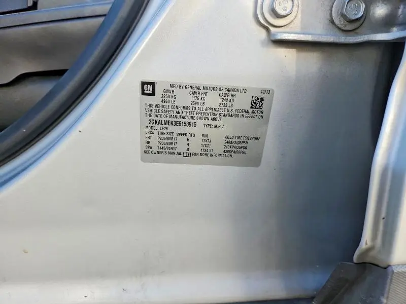 2014 GMC TERRAIN SLE  