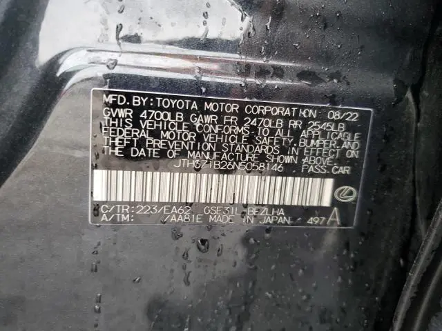 2022 LEXUS IS 350 F SPORT  