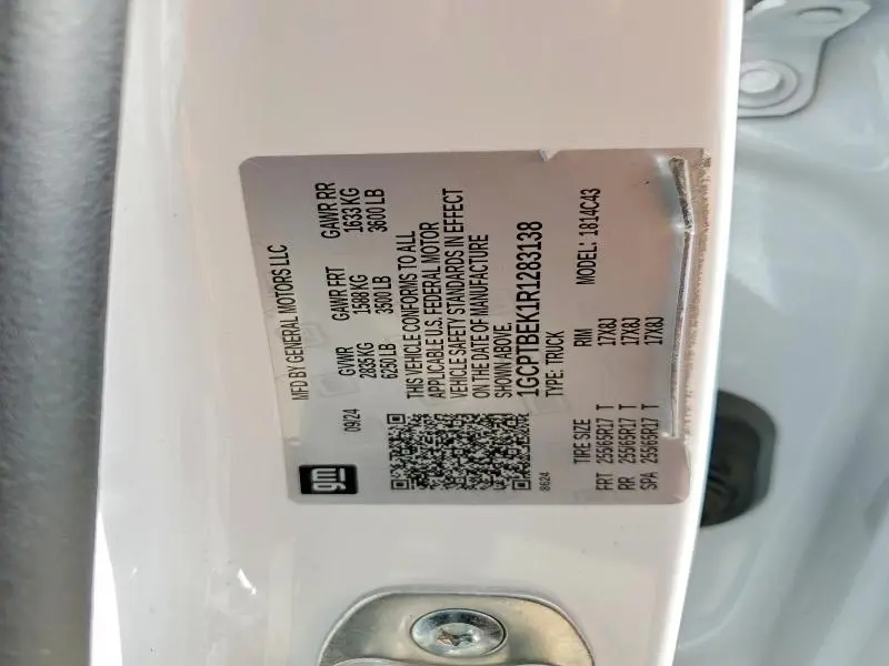 2024 CHEVROLET COLORADO   