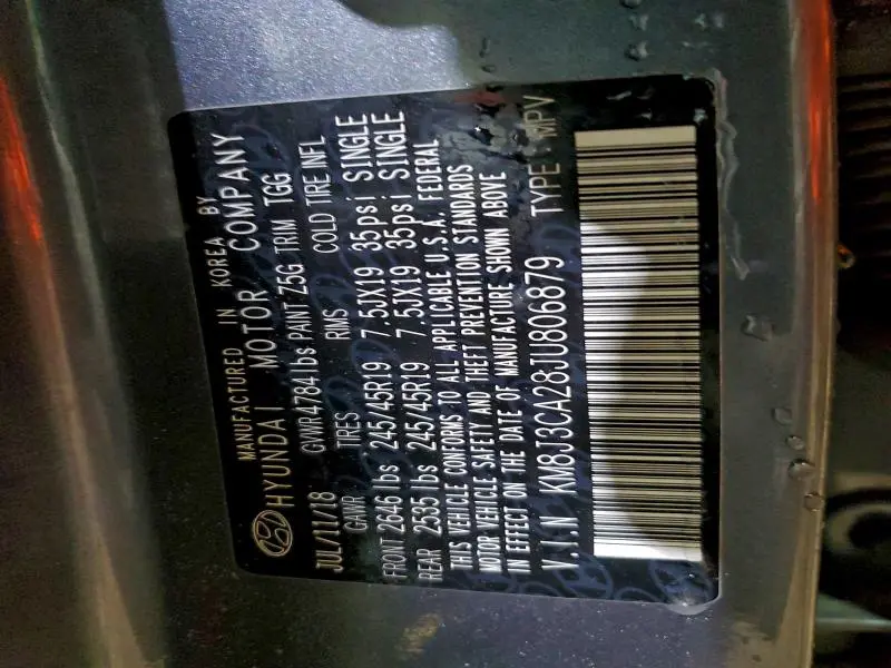 2018 HYUNDAI TUCSON VALUE  