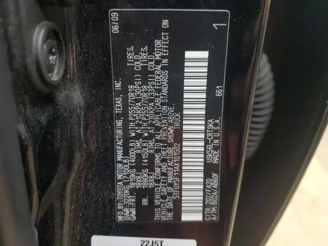 2010 TOYOTA TUNDRA GRADE  