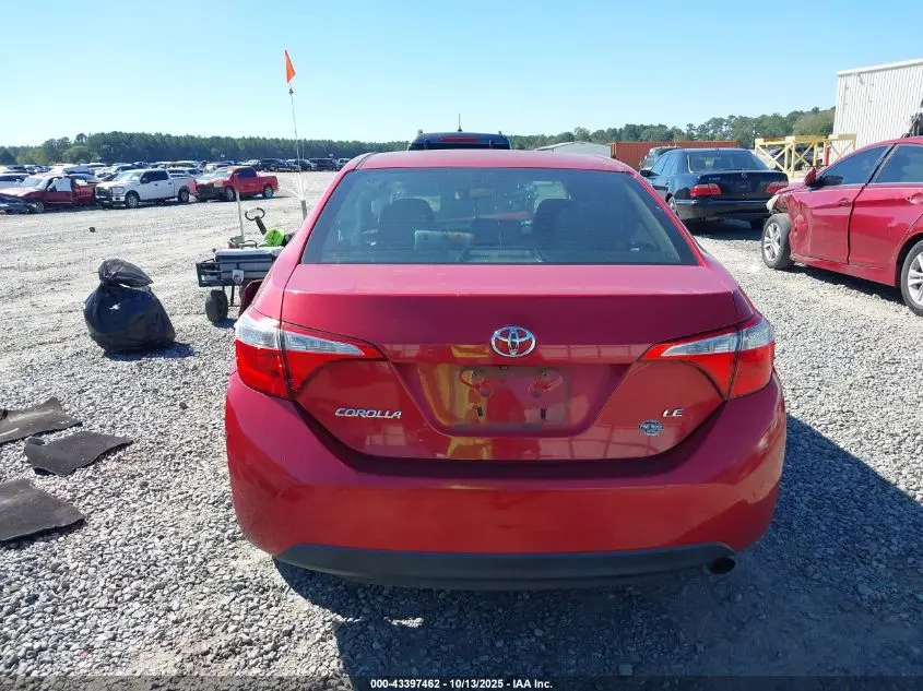 2016 TOYOTA COROLLA LE