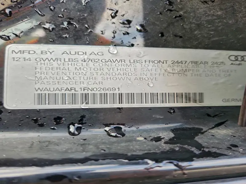 2015 AUDI A4 PREMIUM  