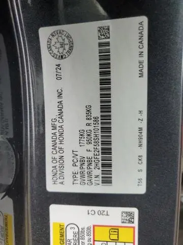 2025 HONDA CIVIC   