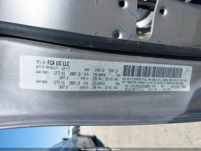 2018 JEEP CHEROKEE LATITUDE 4X4