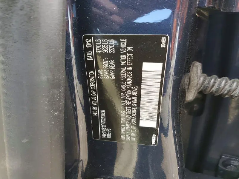 2013 VOLVO S60 T5  
