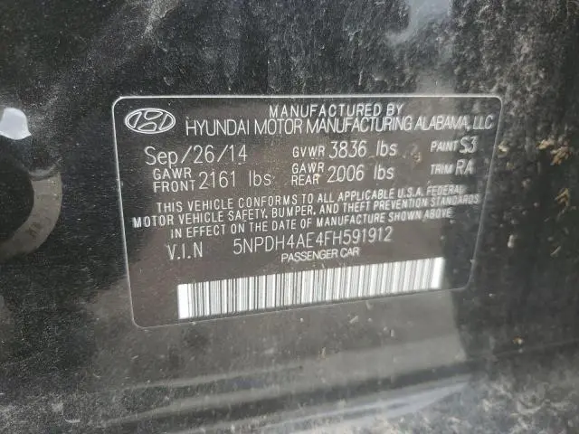 2015 HYUNDAI ELANTRA SE  