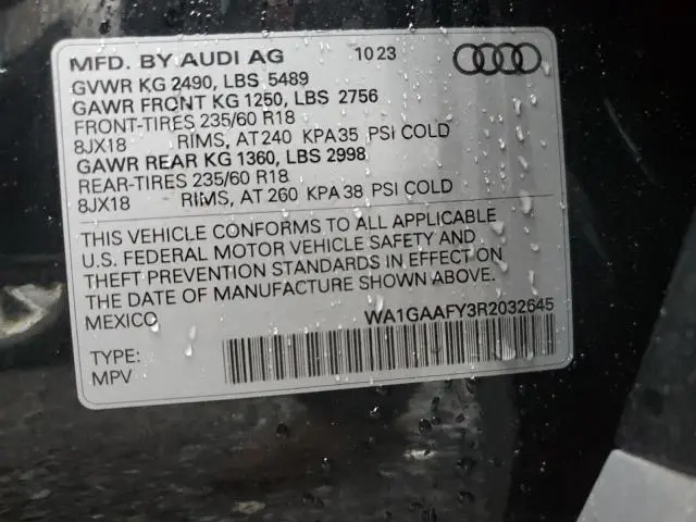 2024 AUDI Q5 PREMIUM 45  