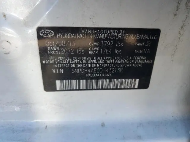 2013 HYUNDAI ELANTRA GLS  