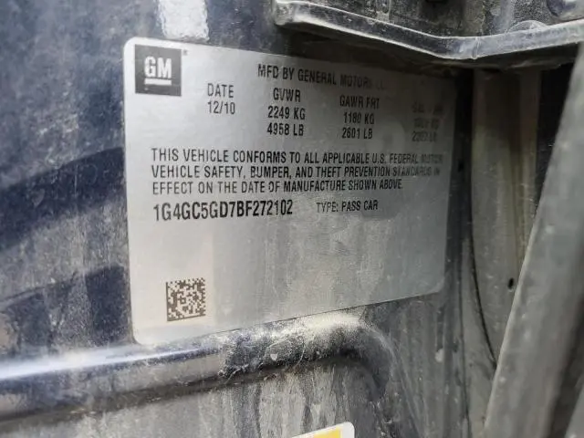 2011 BUICK LACROSSE CXL  