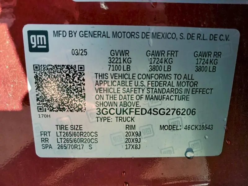 2025 CHEVROLET SILVERADO K1500 LT TRAIL BOSS  