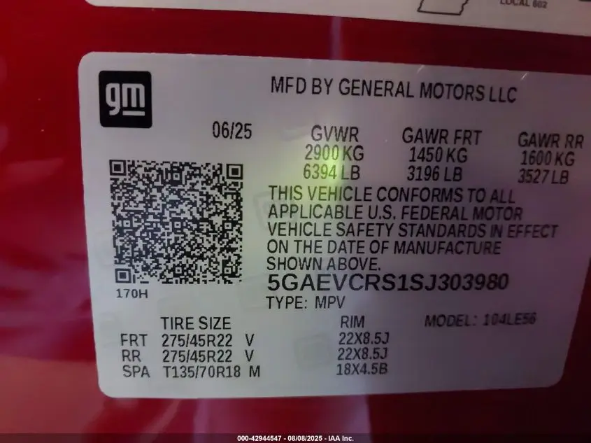 2025 BUICK ENCLAVE AVENIR FWD