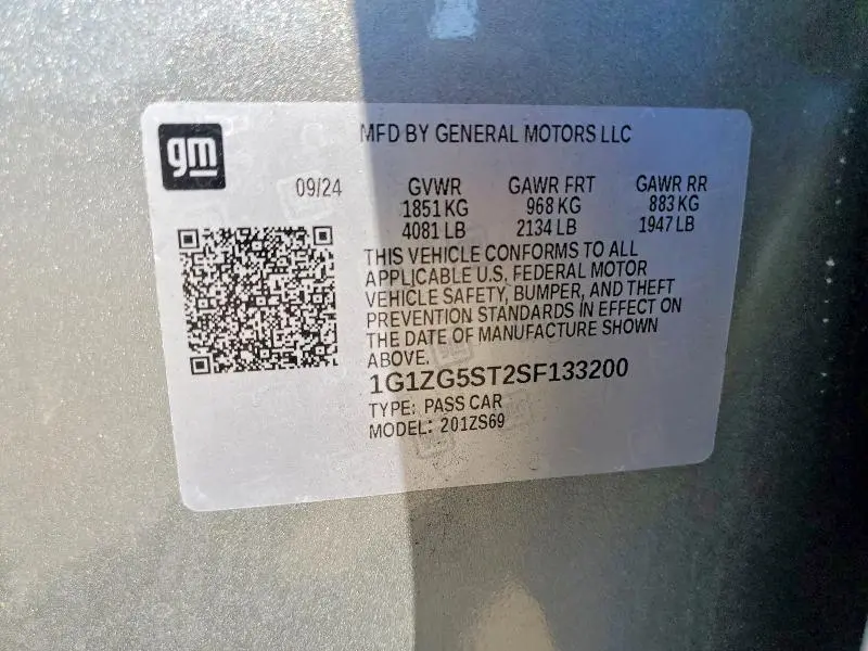 2025 CHEVROLET MALIBU RS  