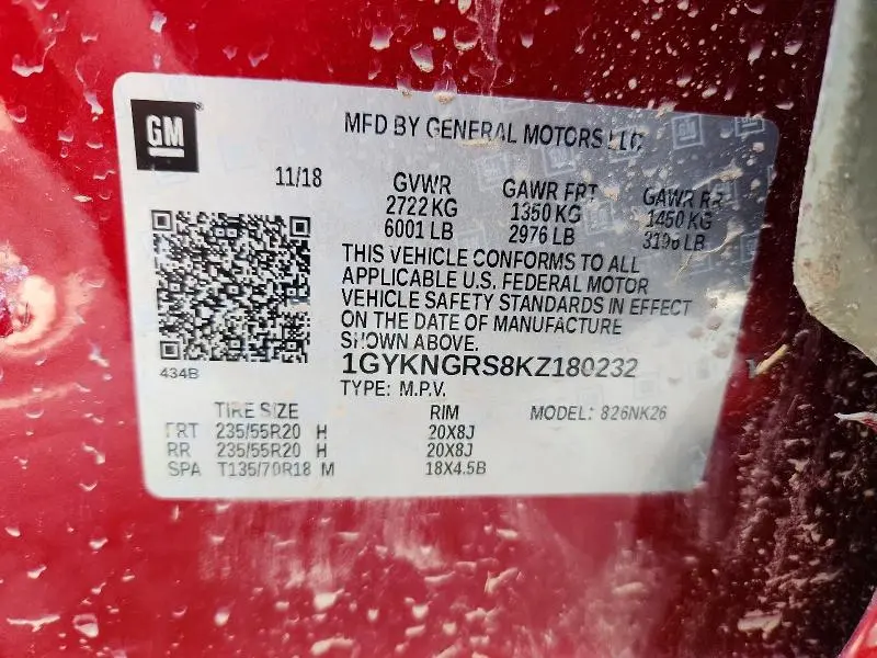 2019 CADILLAC XT5 PLATINUM  