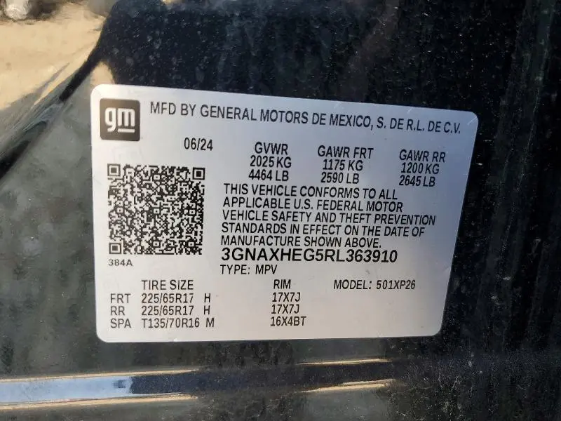 2024 CHEVROLET EQUINOX LS  