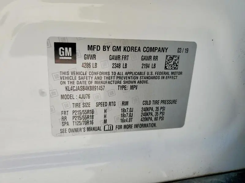 2019 BUICK ENCORE PREFERRED  