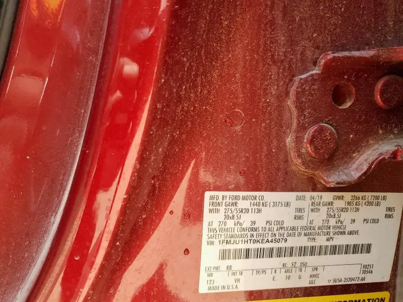 2019 FORD EXPEDITION XLT  