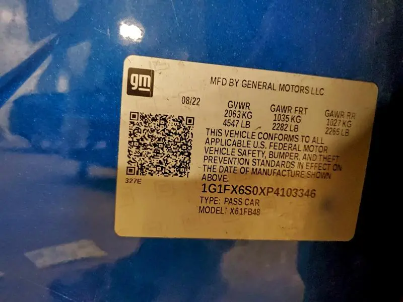 2023 CHEVROLET BOLT EV 2LT  