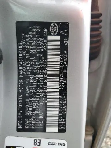 2013 TOYOTA COROLLA BASE  
