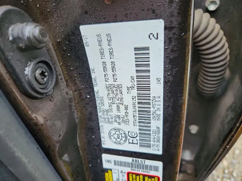 2018 TOYOTA TUNDRA 1794 EDITION  