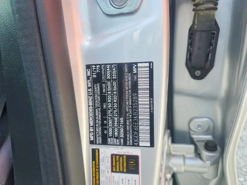 2019 MERCEDES-BENZ GLS 450 4MATIC  