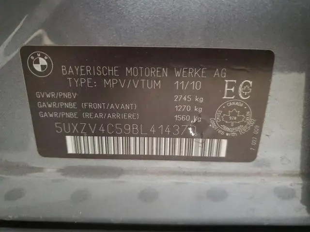 2011 BMW X5 XDRIVE35I  