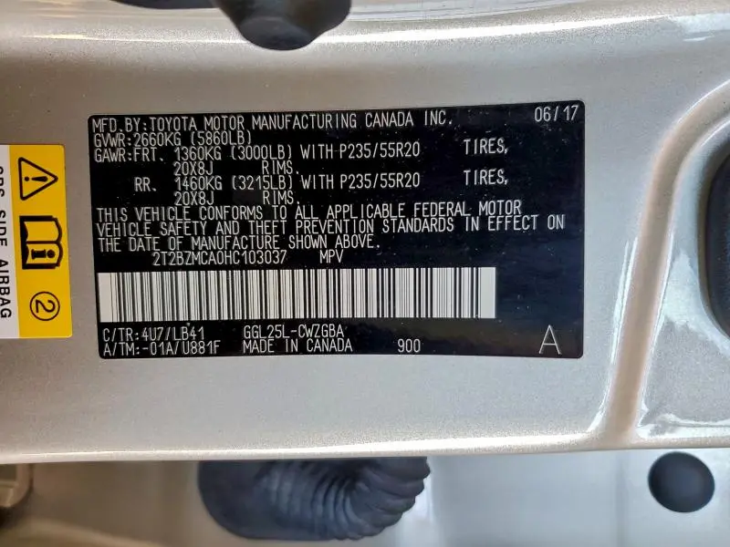 2017 LEXUS RX 350 BASE  