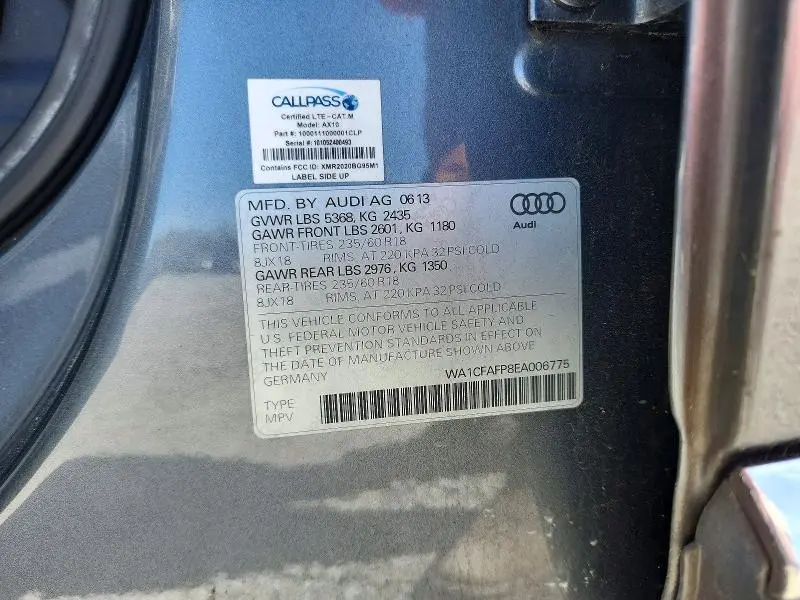 2014 AUDI Q5 PREMIUM  
