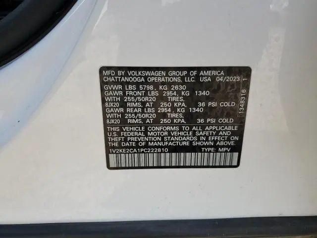 2023 VOLKSWAGEN ATLAS CROSS SPORT SE  